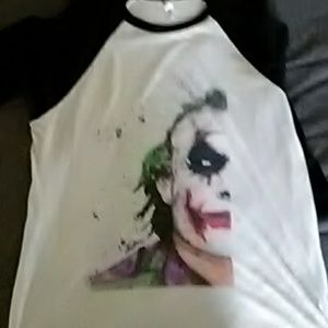 3 quarter sleeve joker tshirt